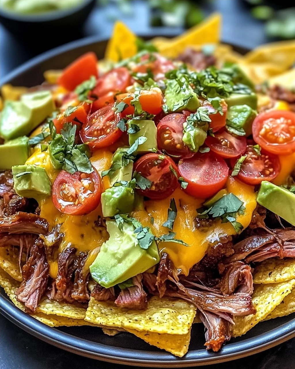 BBQ-Rippchen-Nachos für den perfekten Genuss