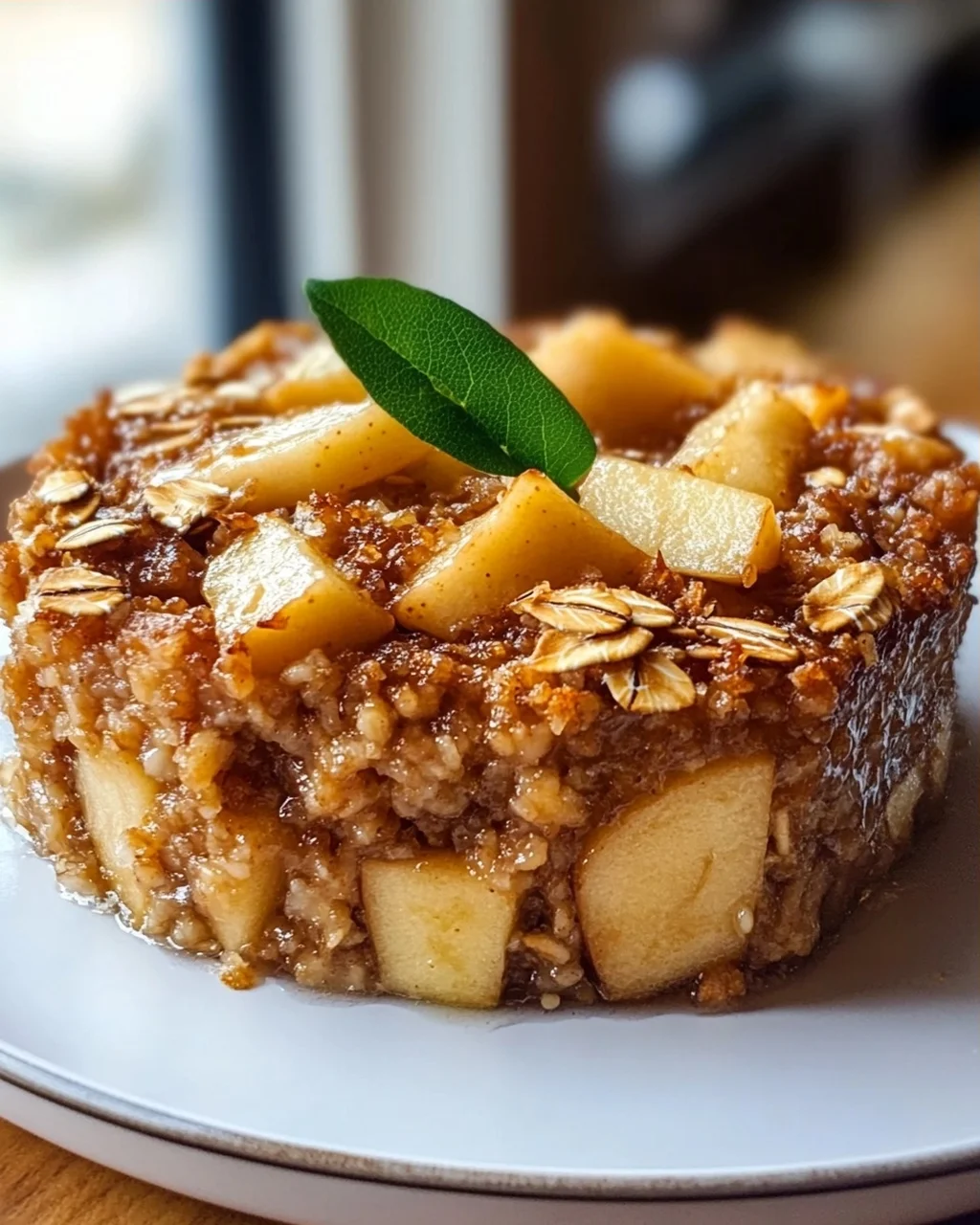 Baked Apple Oat Pudding: Warm, gesund & einfach lecker