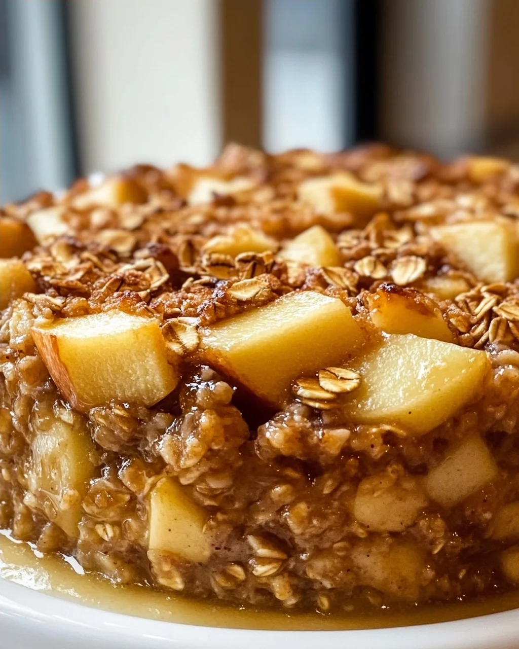 Baked Apple Oat Pudding: Warm, gesund & einfach lecker