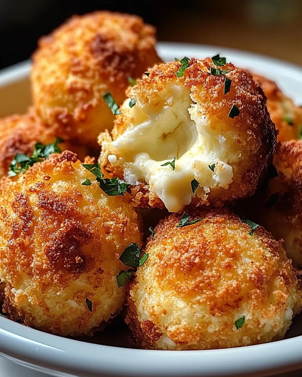 Blumenkohl-Mozzarella-Bällchen