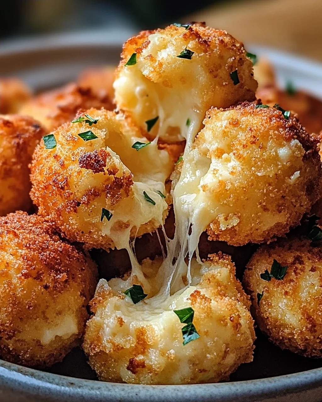 Blumenkohl-Mozzarella-Bällchen