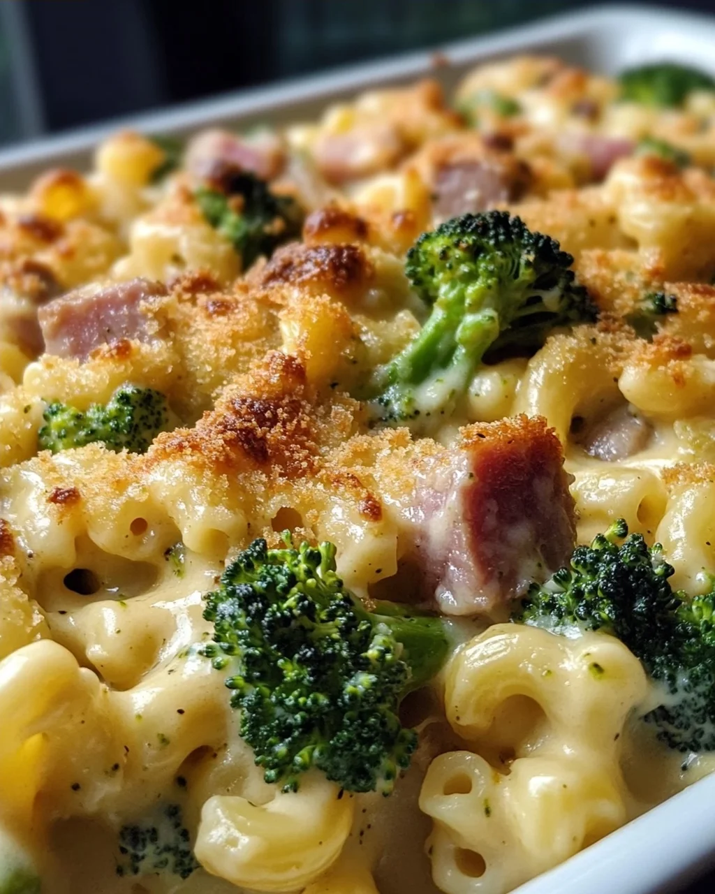 Broccoli Beef Ham Mac & Cheese Bake: Der unwiderstehliche Ofenhit!