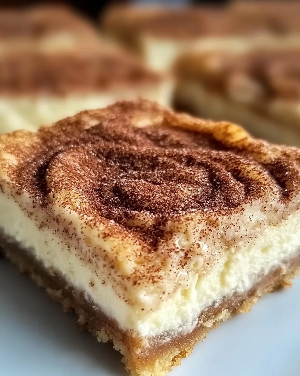 Churro Käsekuchen Riegel für köstliche Momente