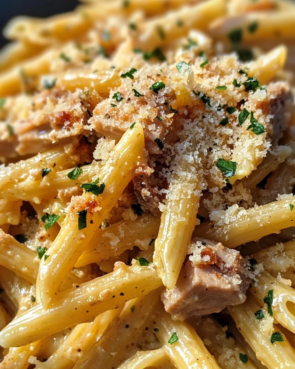 Cremige One Pot Pasta mit Thunfisch