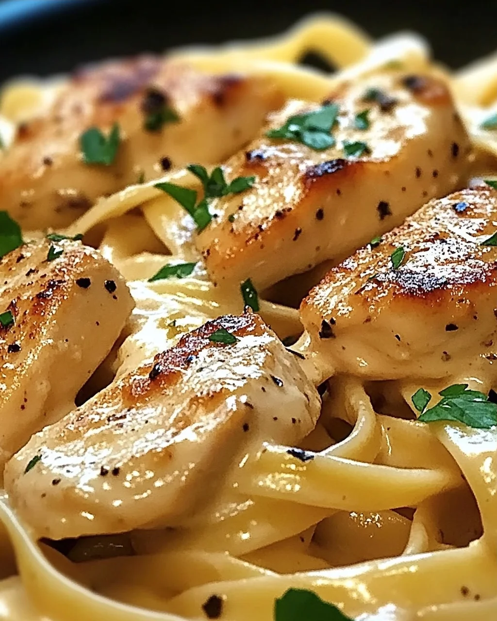 Cremige italienische Hühnchen-Pasta für jeden Abend