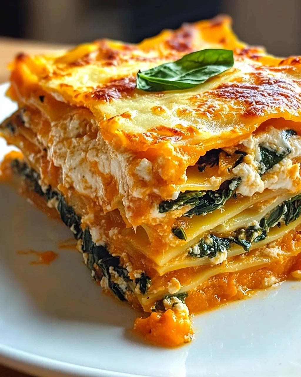 Delicious Pumpkin Spinach Lasagna for Connoisseurs