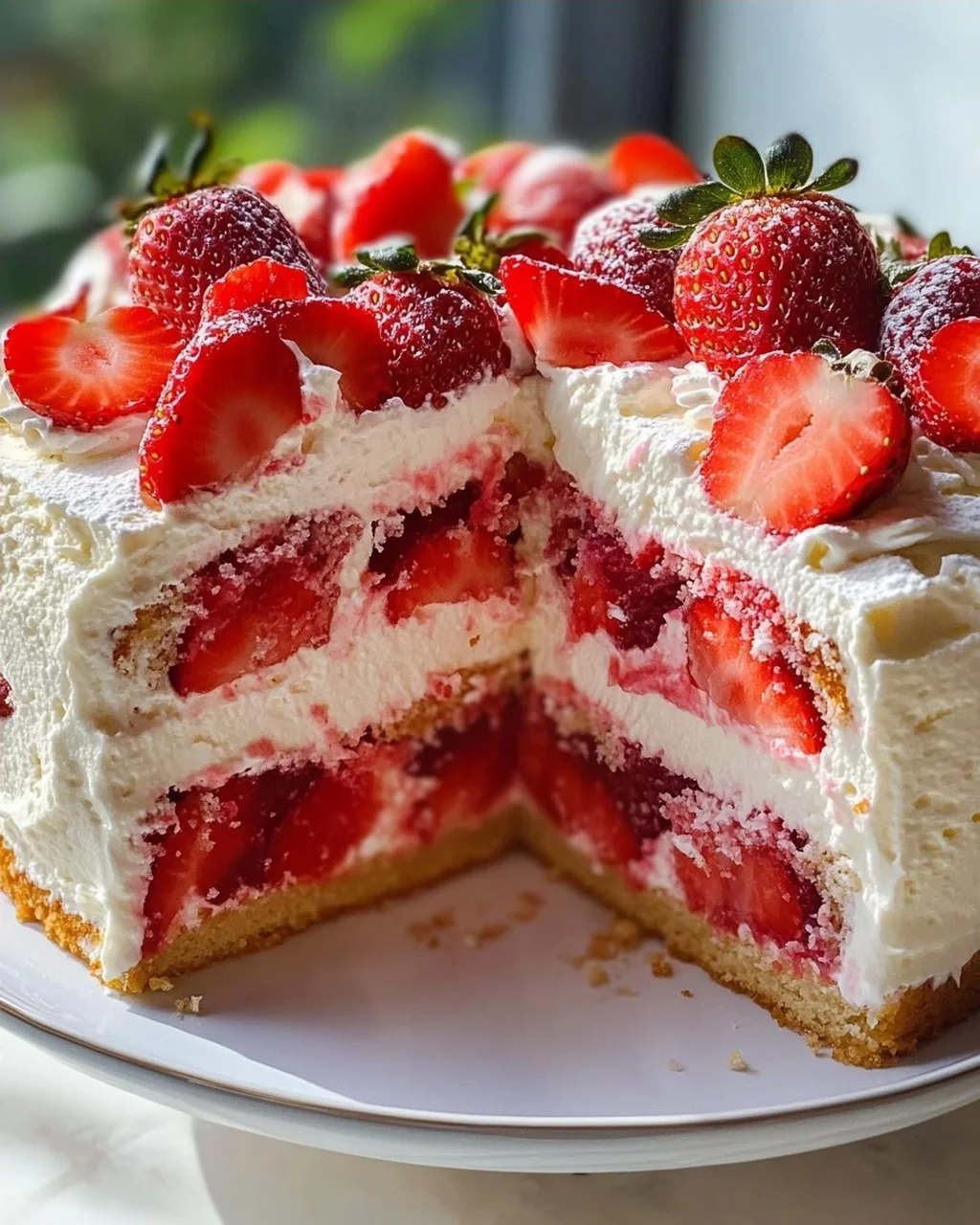 Erdbeertorte ohne Gelatine