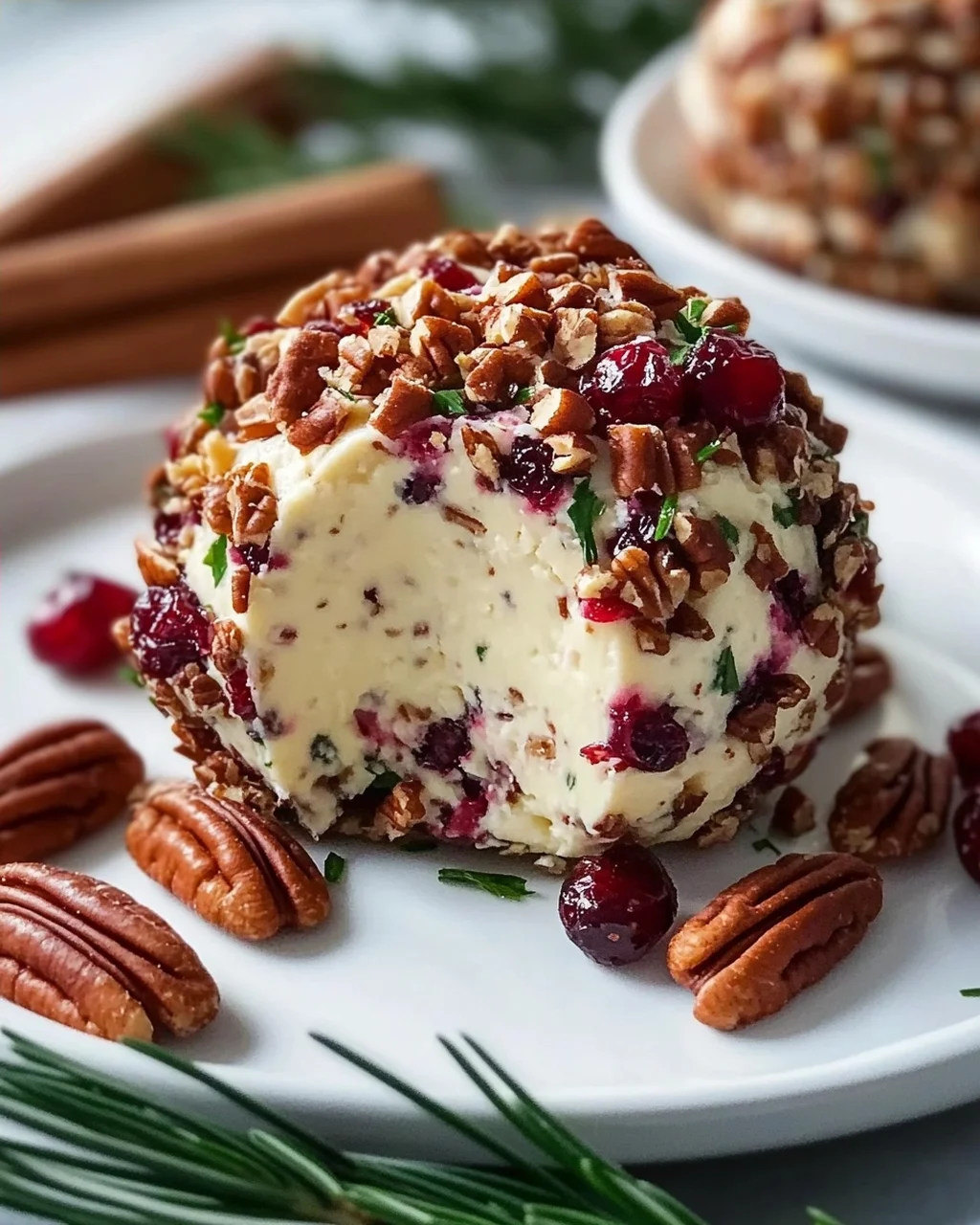 Festlicher Cranberry-Pecan Käsebällchen Genuss für Feste