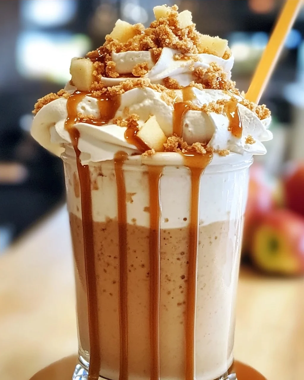 Karamell-Apfel-Pie-Milchshake für den perfekten Genuss