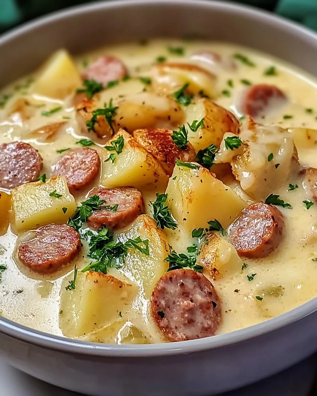 Kartoffelsuppe mit Wurst – Deftiger Genuss für Zuhause