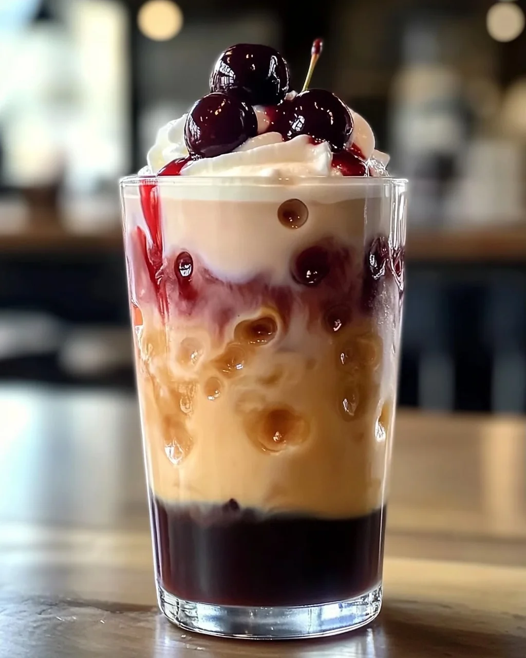 Kirsche Vanille Eiskaffee – Erfrischender Genuss für heiße Tage