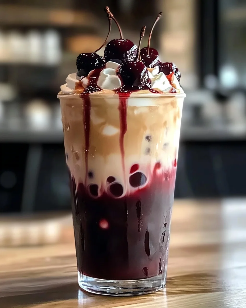Kirsche Vanille Eiskaffee – Erfrischender Genuss für heiße Tage