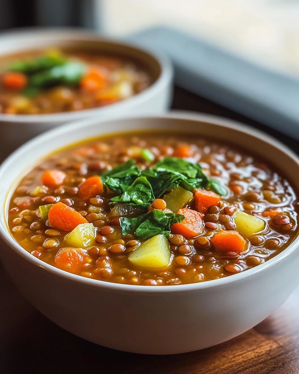 Klassisch Herzhafte Linsengemüsesuppe - Dein Seelenwärmer