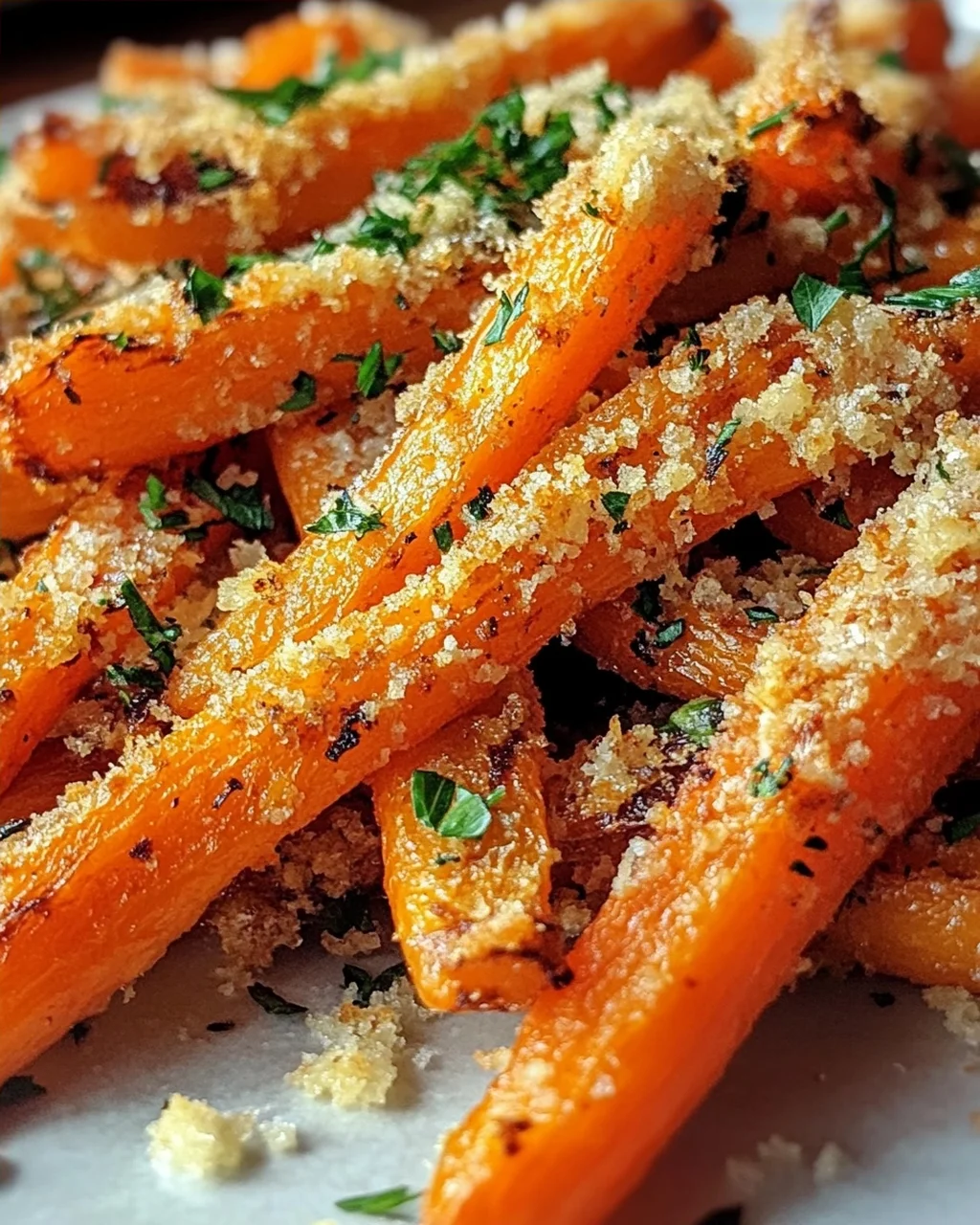 Knoblauch-Parmesan-Ofenkarotten