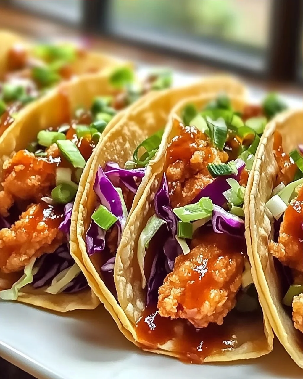 Knusprige Hähnchen-Wonton-Tacos für Zuhause