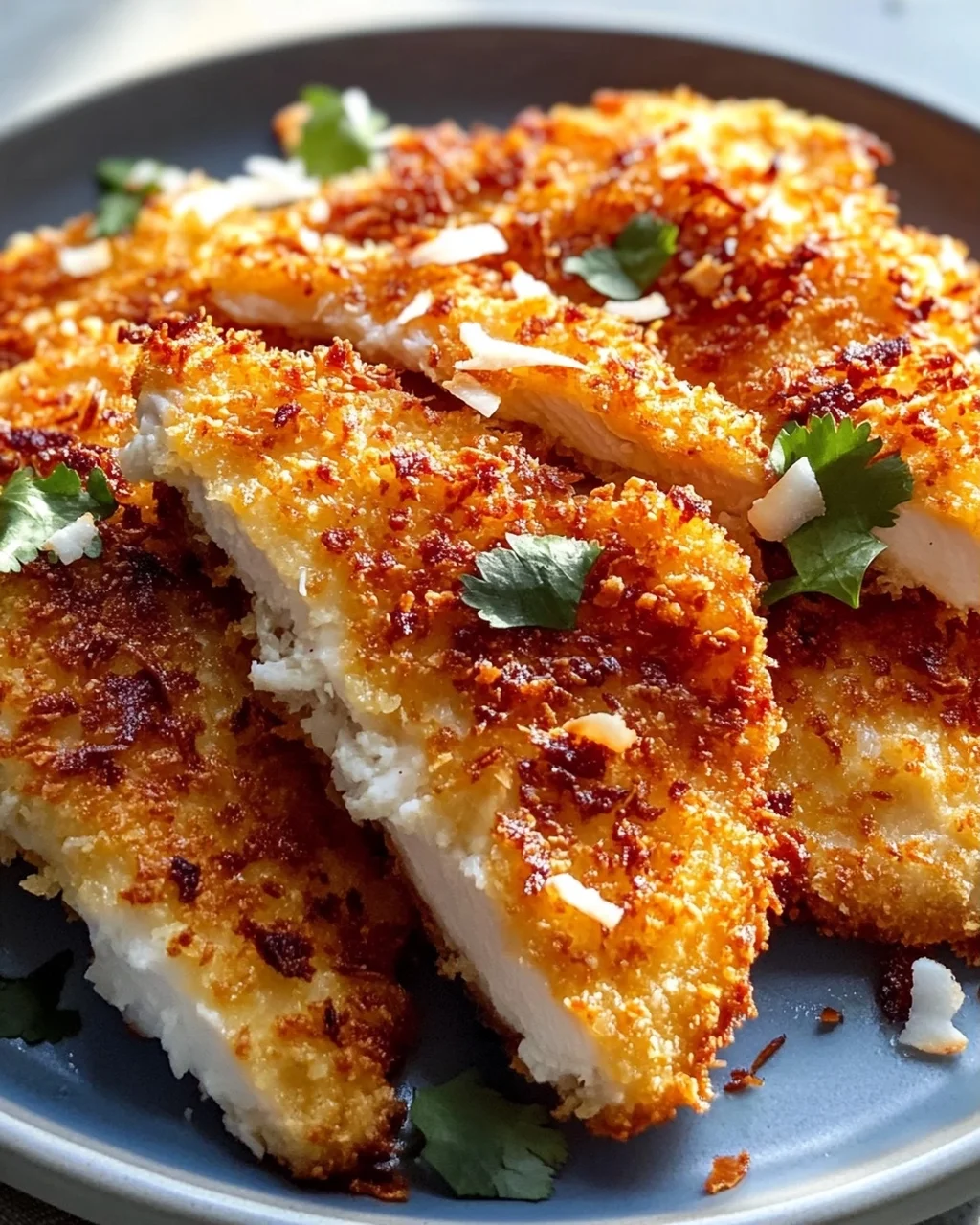 Knusprige Thai Kokos Hähnchenschnitzel Rezept – Schnell & Lecker
