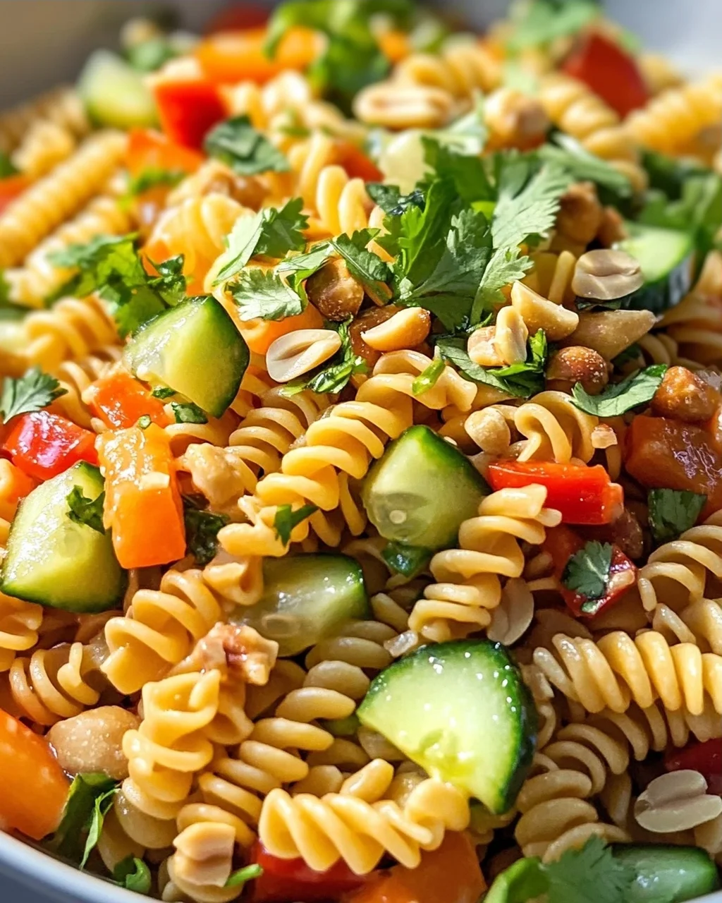 Limetten Crunch Nudelsalat – Frisch, knackig und lecker!