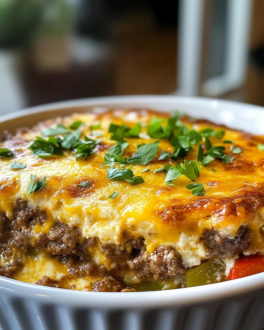 Low Carb Cheeseburger Auflauf: Herzhaft & Kohlenhydratarm
