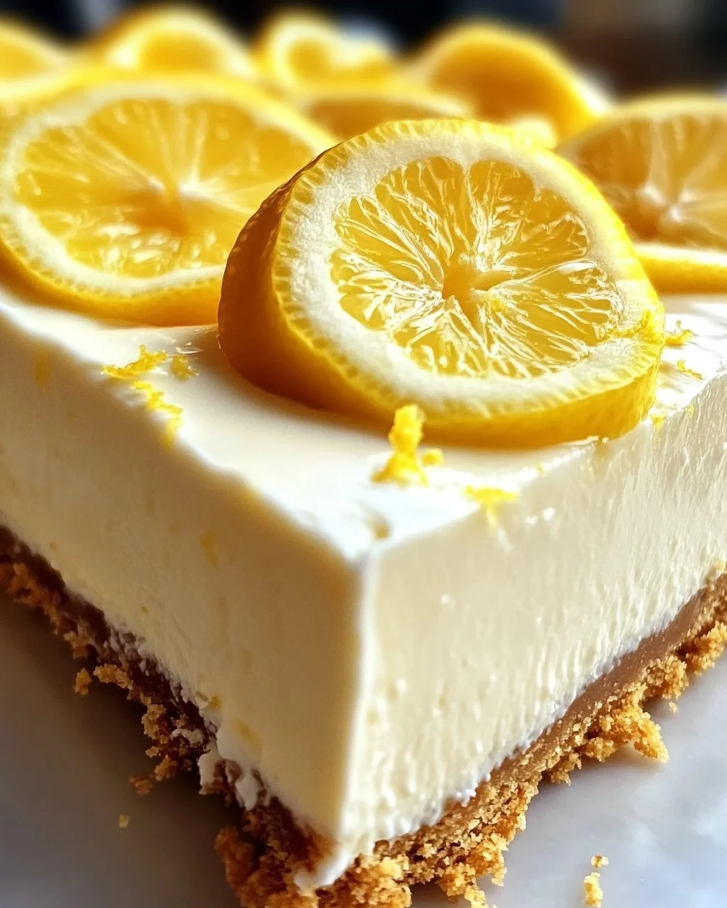 No-Bake Zitronen Käsekuchen Rezept