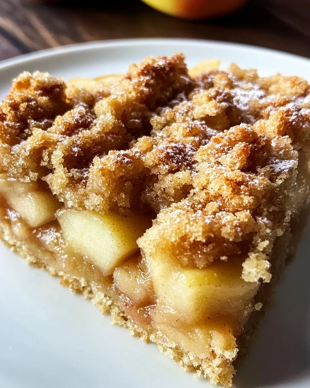 Omas blitzschneller Apfelkompott-Streuselkuchen