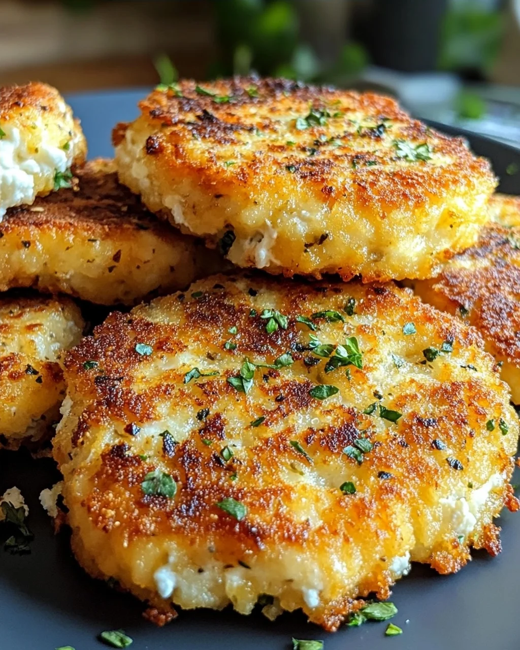 Proteinreiche Hüttenkäsetaler