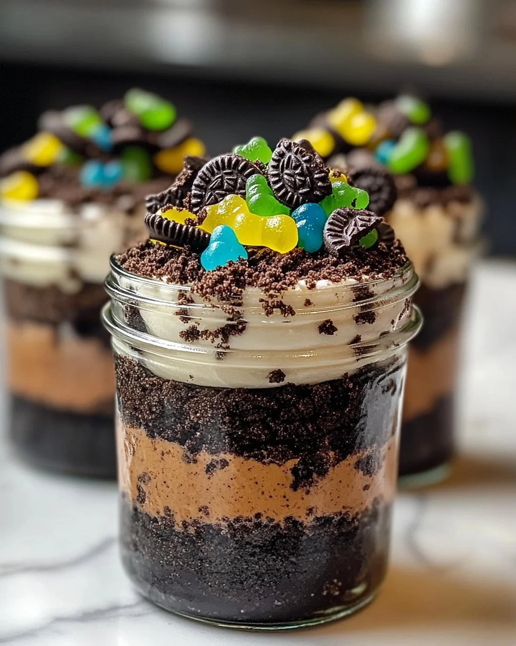 Rezept: Mini Oreo Dirt Cake Jars – Dein schnelles Dessert!