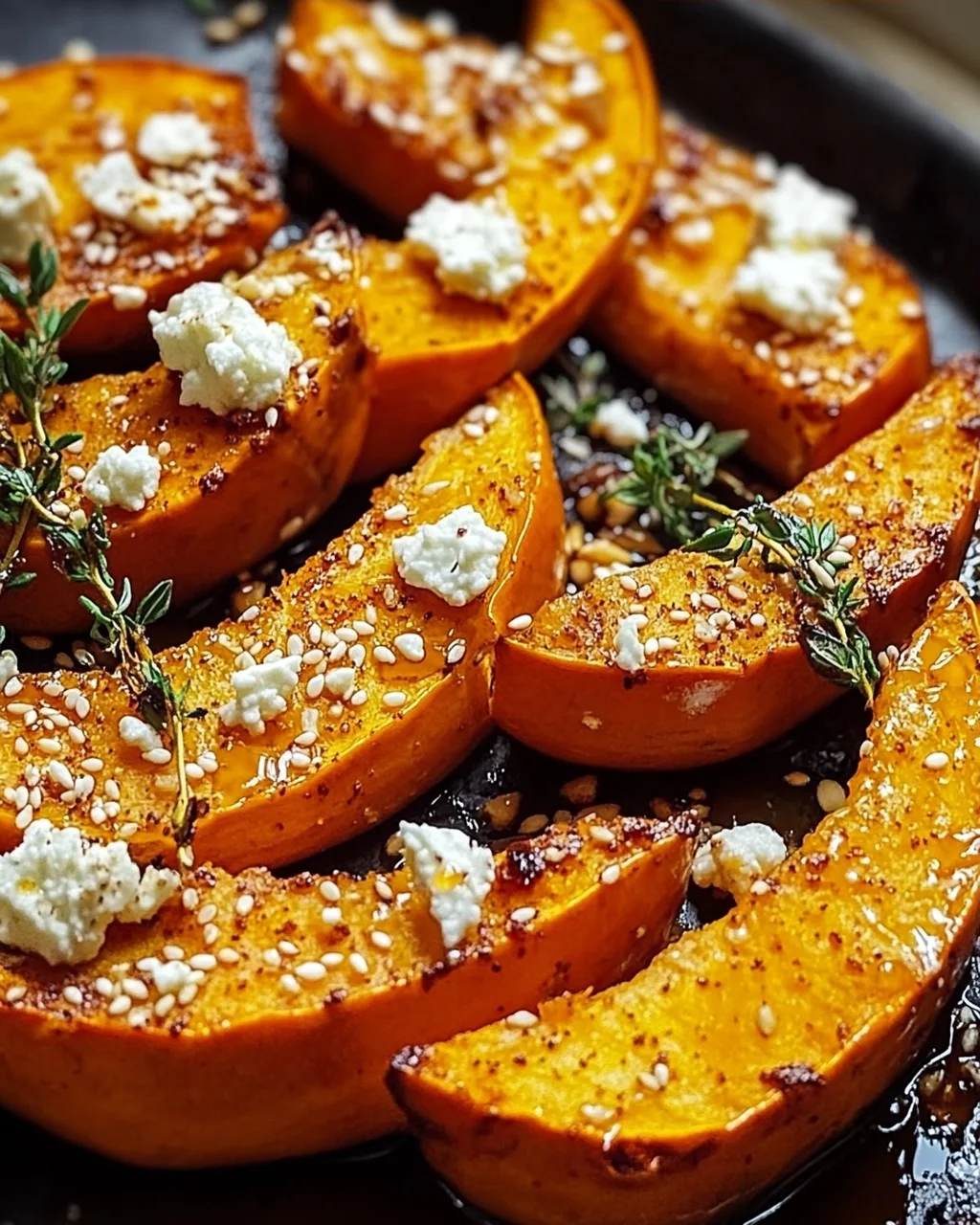 Roasted Pumpkin with Cinnamon, Honey, and Feta – A Fall Delight