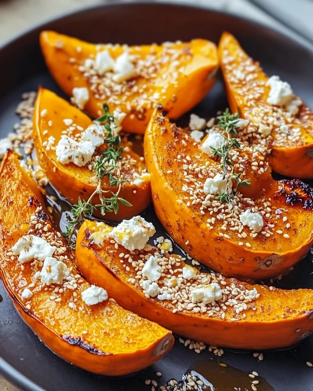 Roasted Pumpkin with Cinnamon, Honey, and Feta – A Fall Delight