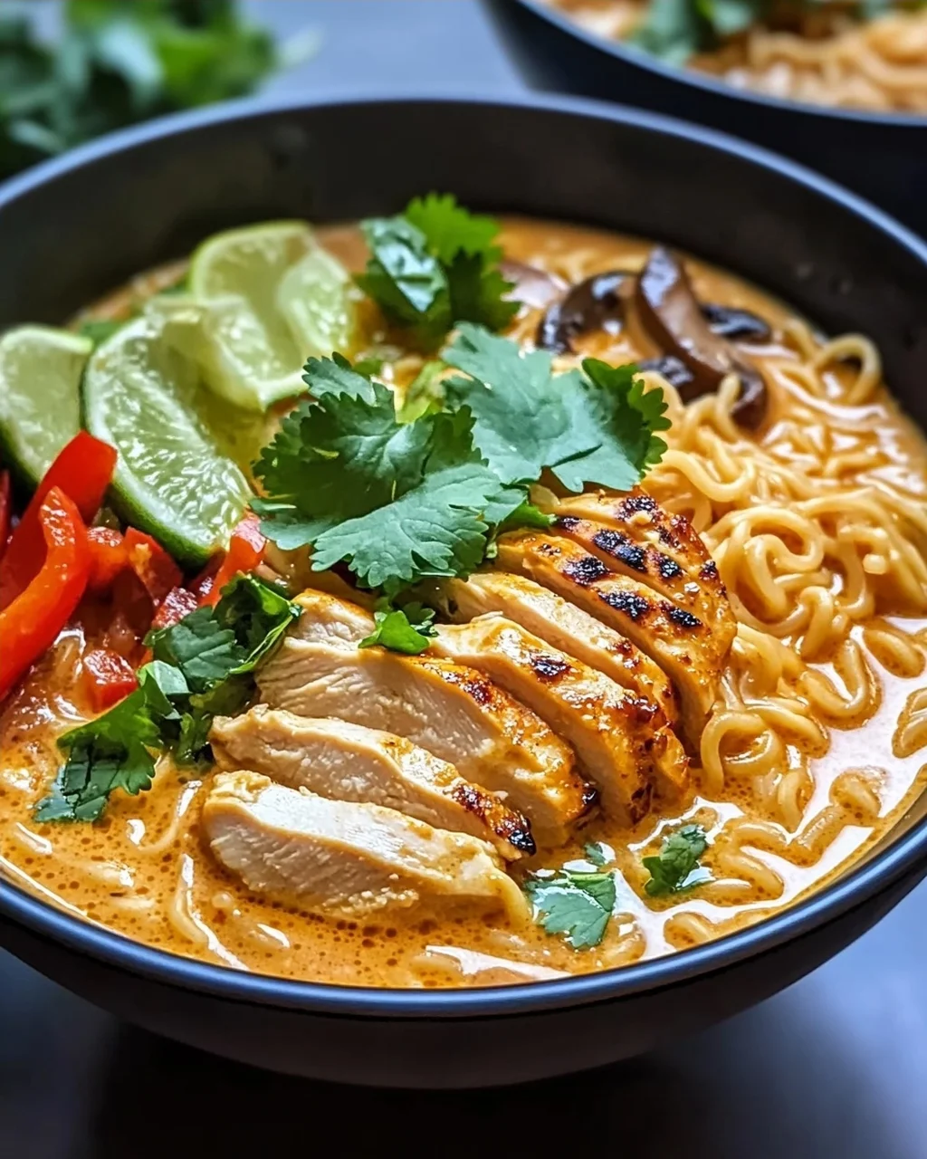 Thai Erdnussbutter Ramen in 40 Minuten zubereiten