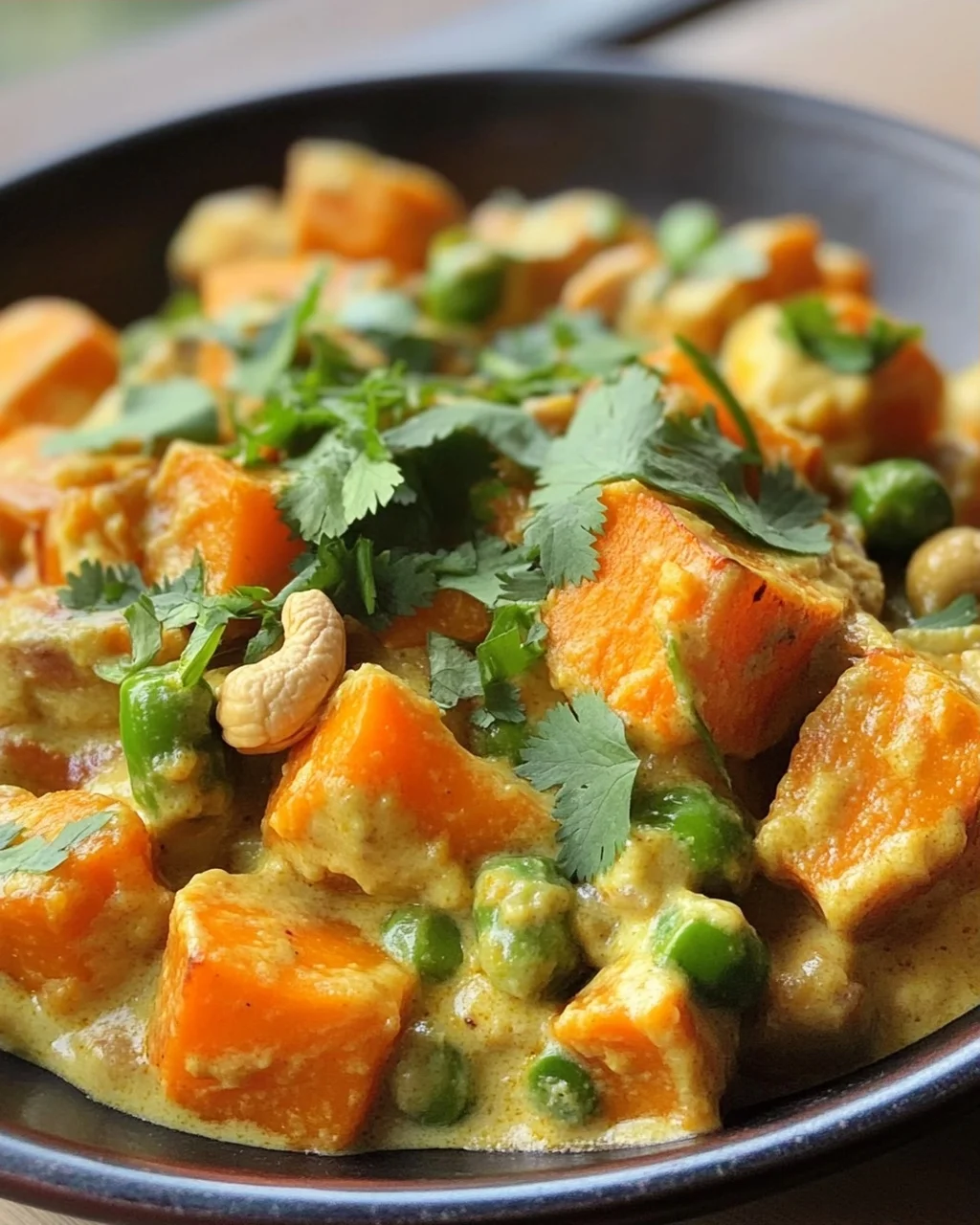Vegetable Korma with Sweet Potato and Cashew Cream Recipe