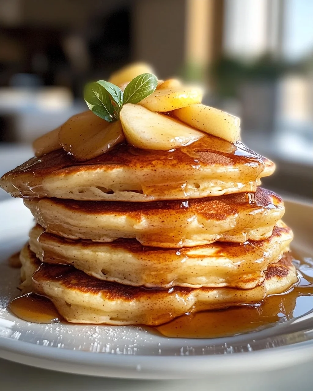 Würzig-süße Apfel-Zimt Pfannkuchen: Dein perfektes Frühstück!