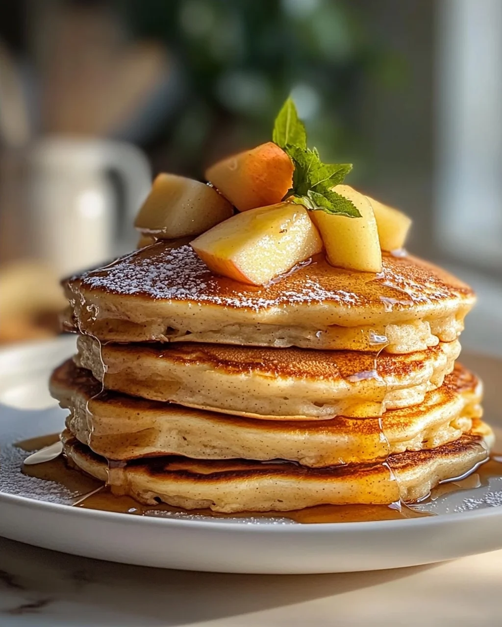 Würzig-süße Apfel-Zimt Pfannkuchen: Dein perfektes Frühstück!